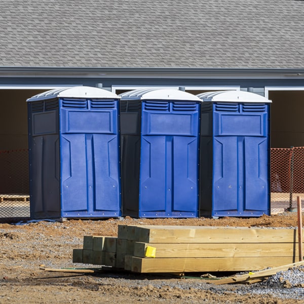 what is the maximum capacity for a single porta potty in Kistler Pennsylvania